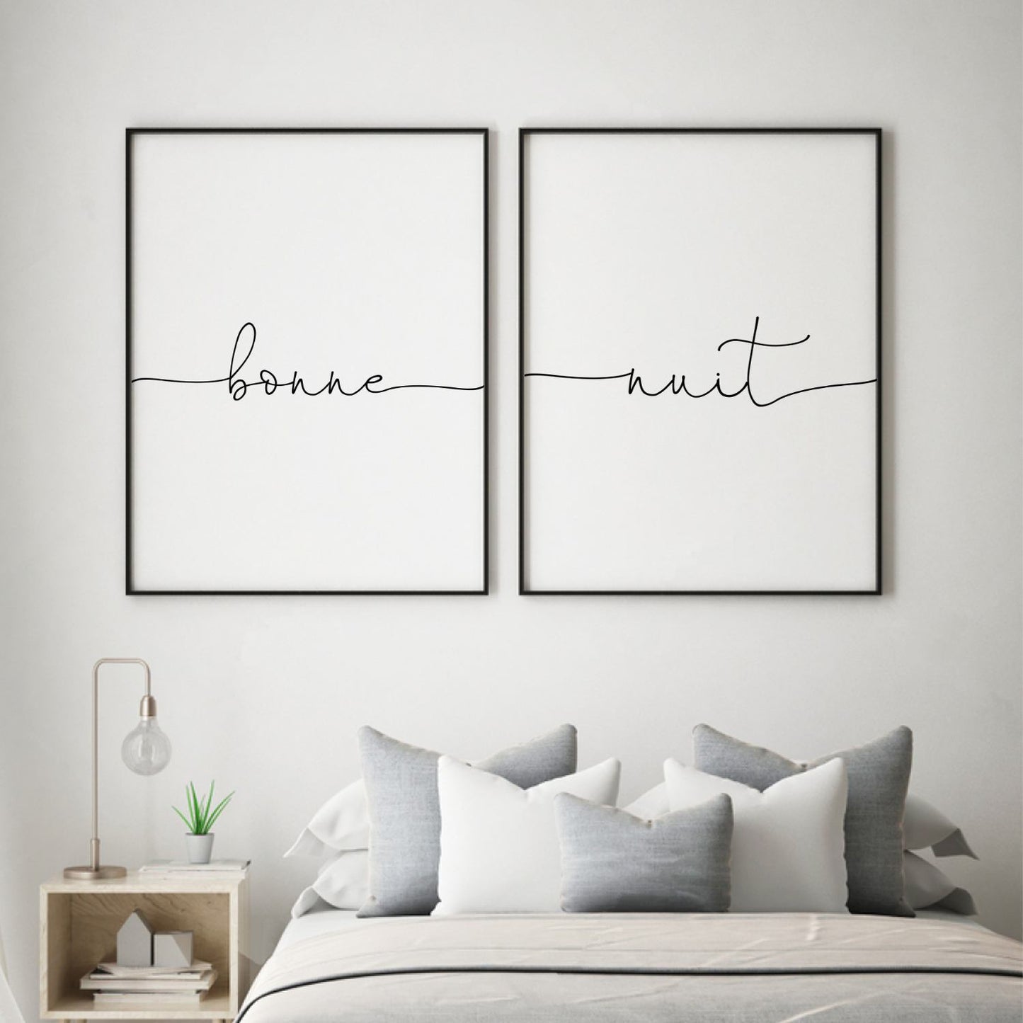 Bonne Nuit - Set Of 2 Prints - Blim & Blum