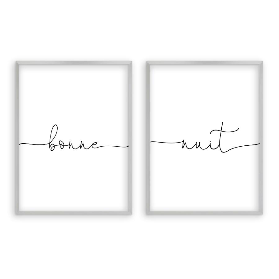 Bonne Nuit - Set Of 2 Prints - Blim & Blum