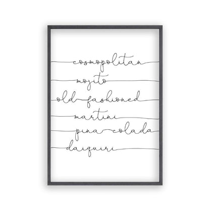 Cocktails Print - Blim & Blum