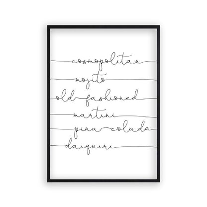 Cocktails Print - Blim & Blum