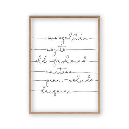 Cocktails Print - Blim & Blum