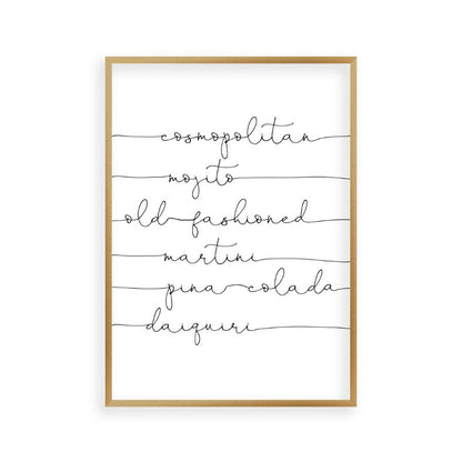 Cocktails Print - Blim & Blum