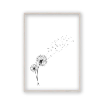 Dandelion In The Wind Print - Blim & Blum