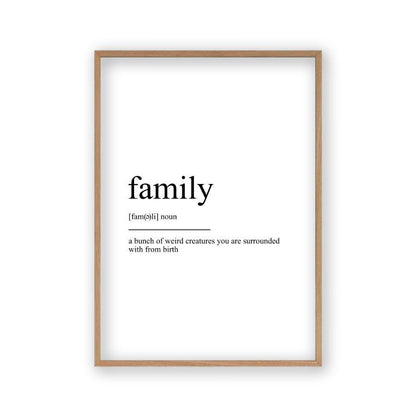 Family Definition Print - Blim & Blum