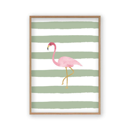 Flamingo Watercolour Print - Blim & Blum