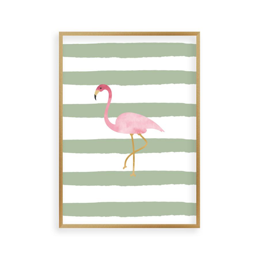 Flamingo Watercolour Print - Blim & Blum