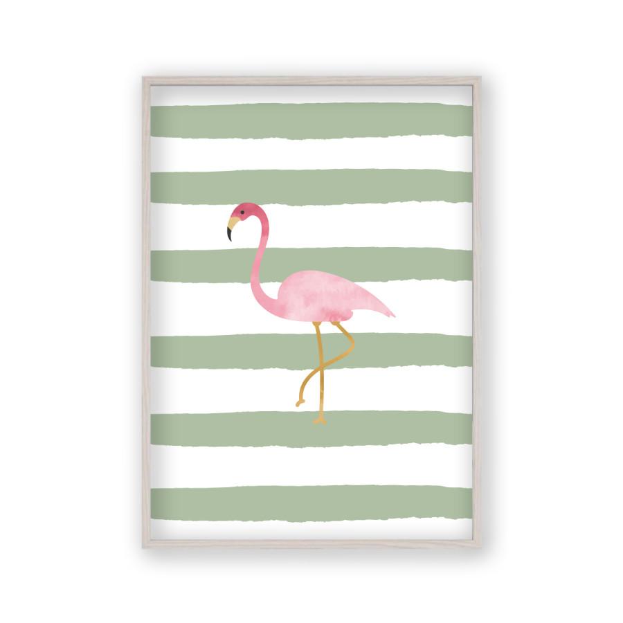Flamingo Watercolour Print - Blim & Blum