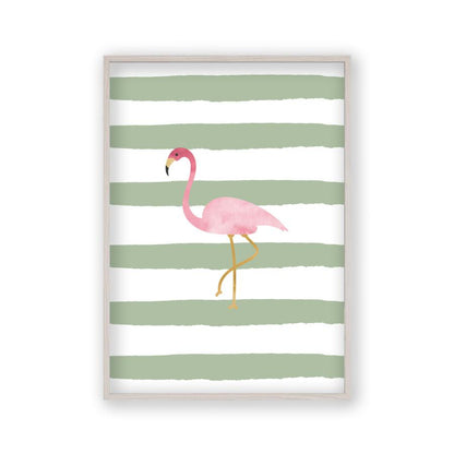 Flamingo Watercolour Print - Blim & Blum
