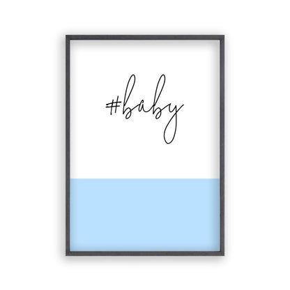 Hashtag Baby Print - Blim & Blum