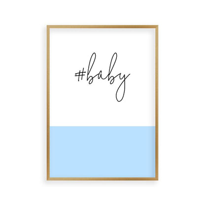 Hashtag Baby Print - Blim & Blum
