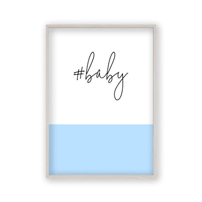 Hashtag Baby Print - Blim & Blum