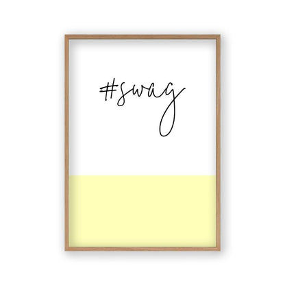Hashtag Swag Print - Blim & Blum