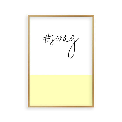 Hashtag Swag Print - Blim & Blum