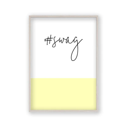 Hashtag Swag Print - Blim & Blum