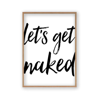 Lets Get Naked Print - Blim & Blum