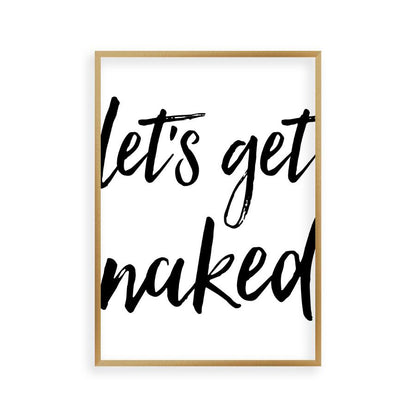 Lets Get Naked Print - Blim & Blum