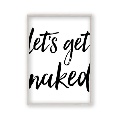 Lets Get Naked Print - Blim & Blum