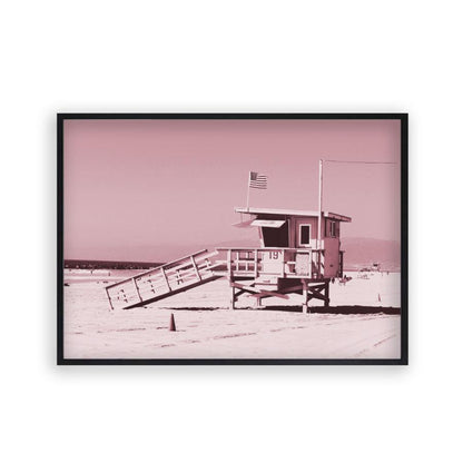 Life Guard Tower Pink Print - Blim & Blum