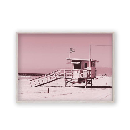 Life Guard Tower Pink Print - Blim & Blum