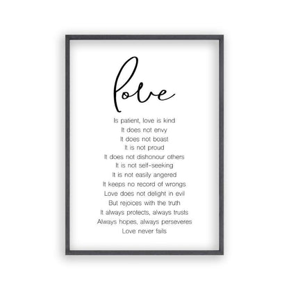 Love is Patient Love Is Kind Print - Blim & Blum