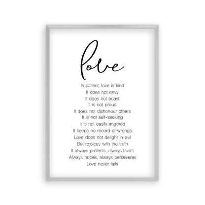 Love is Patient Love Is Kind Print - Blim & Blum