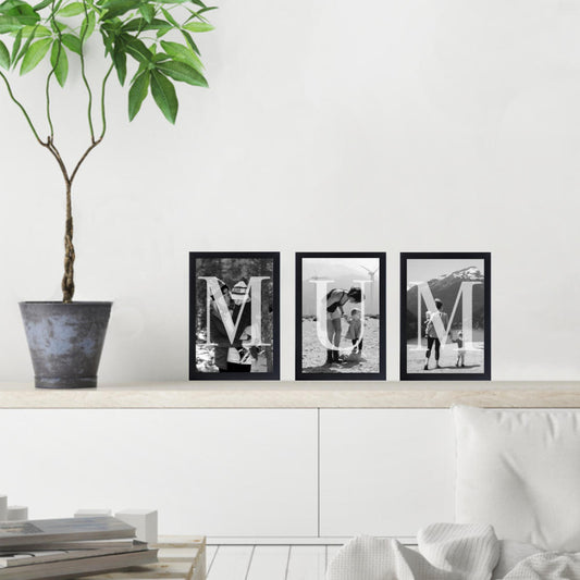 Mum Letters Photo - Set Of 3