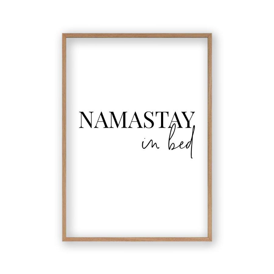 Namastay In Bed Print - Blim & Blum