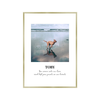 Personalised Dog Memorial Photo Print