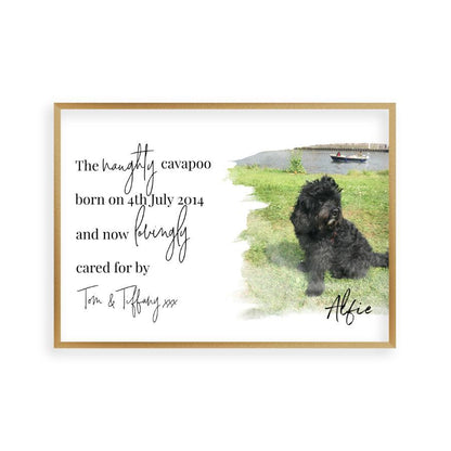 Personalised Pet Photo Print - Blim & Blum