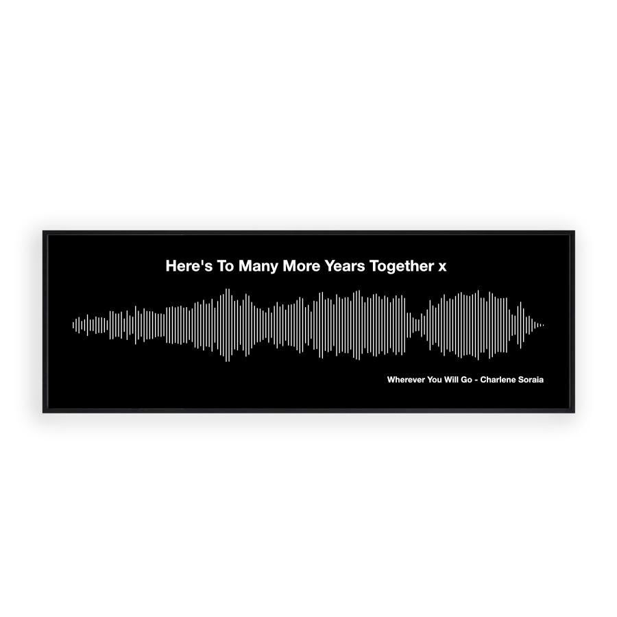 Personalised Sound Wave Bus Blind Print