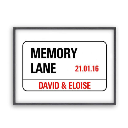 Personalised Wedding London Street Sign - Blim & Blum
