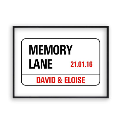 Personalised Wedding London Street Sign - Blim & Blum