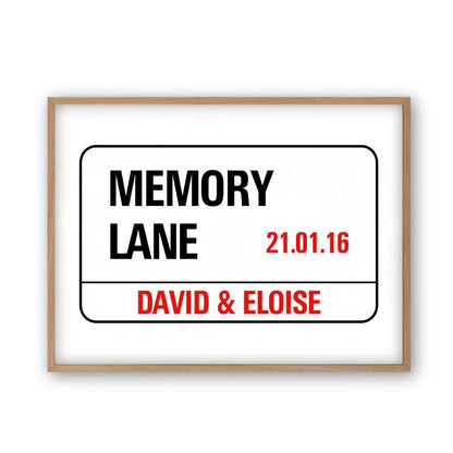 Personalised Wedding London Street Sign - Blim & Blum
