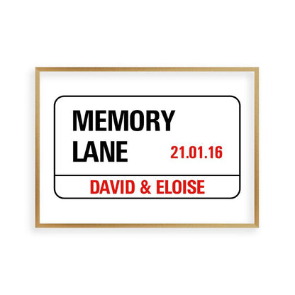 Personalised Wedding London Street Sign - Blim & Blum
