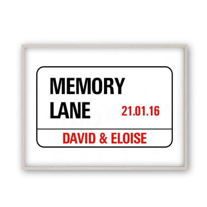 Personalised Wedding London Street Sign - Blim & Blum