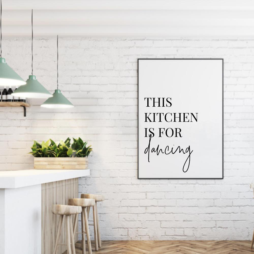 This Kitchen Is For Dancing Print - Blim & Blum