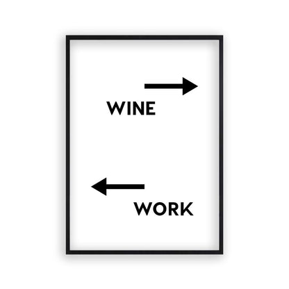 Personalised Drink Work Direction Print - Blim & Blum