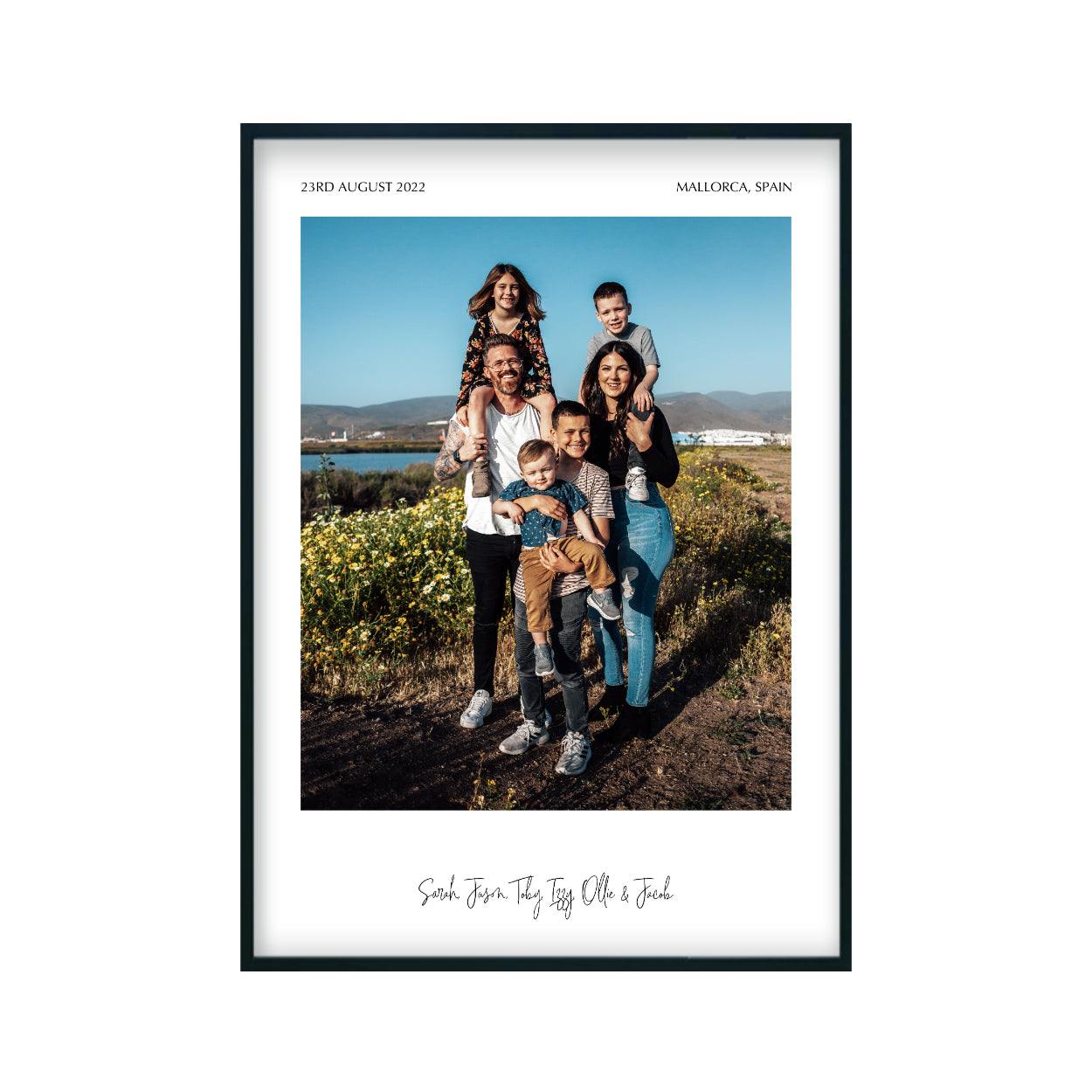 Personalised Family Photo Print