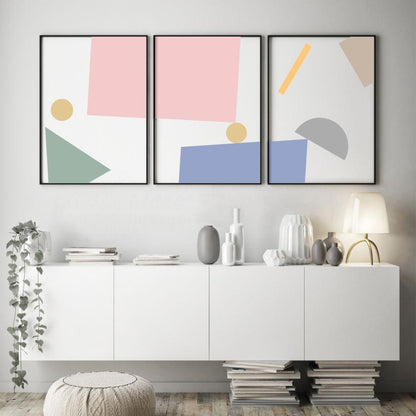 Balancing Shapes No3 Print - Blim & Blum