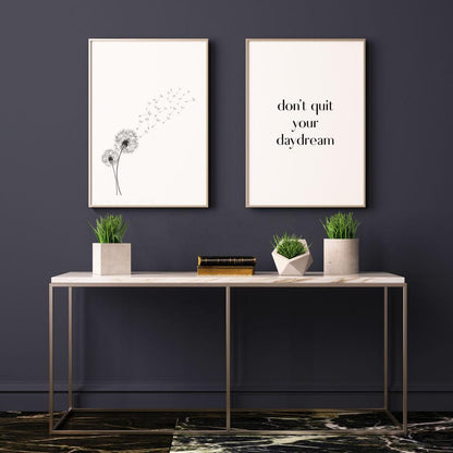 Dandelion In The Wind Print - Blim & Blum