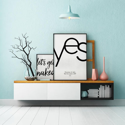 Lets Get Naked Print - Blim & Blum