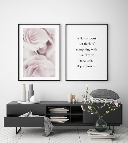 Flower Motivational Print - Blim & Blum