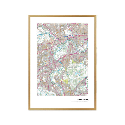 Personalised OS Map Print