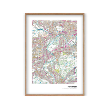 Personalised OS Map Print